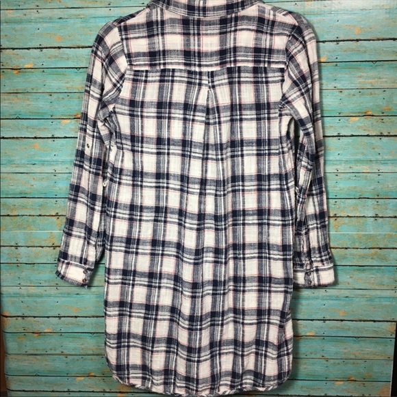 Forever 21 Red, White, Blue Tunic Top Size Small - Picture 2 of 2